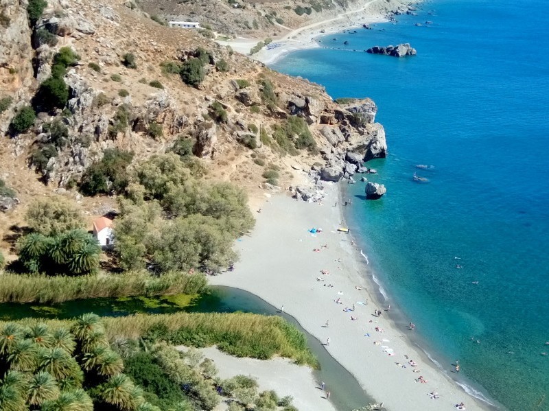 Praia de Preveli - Creta do Sul